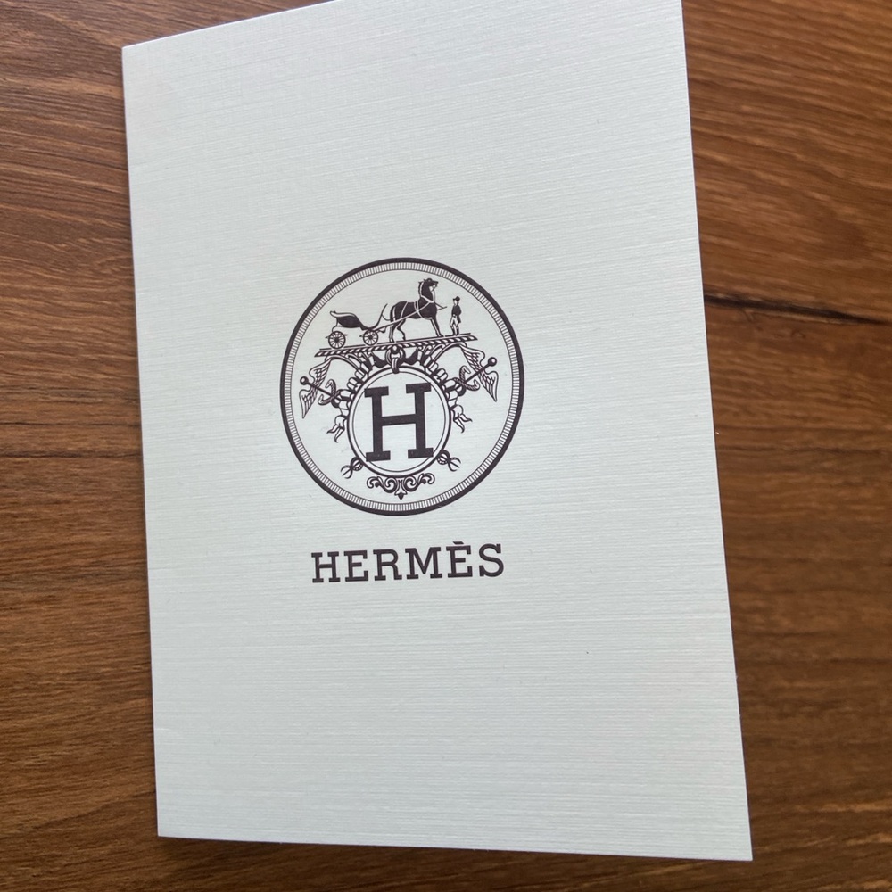 Hermès Receipt Card Sleeve Authentic